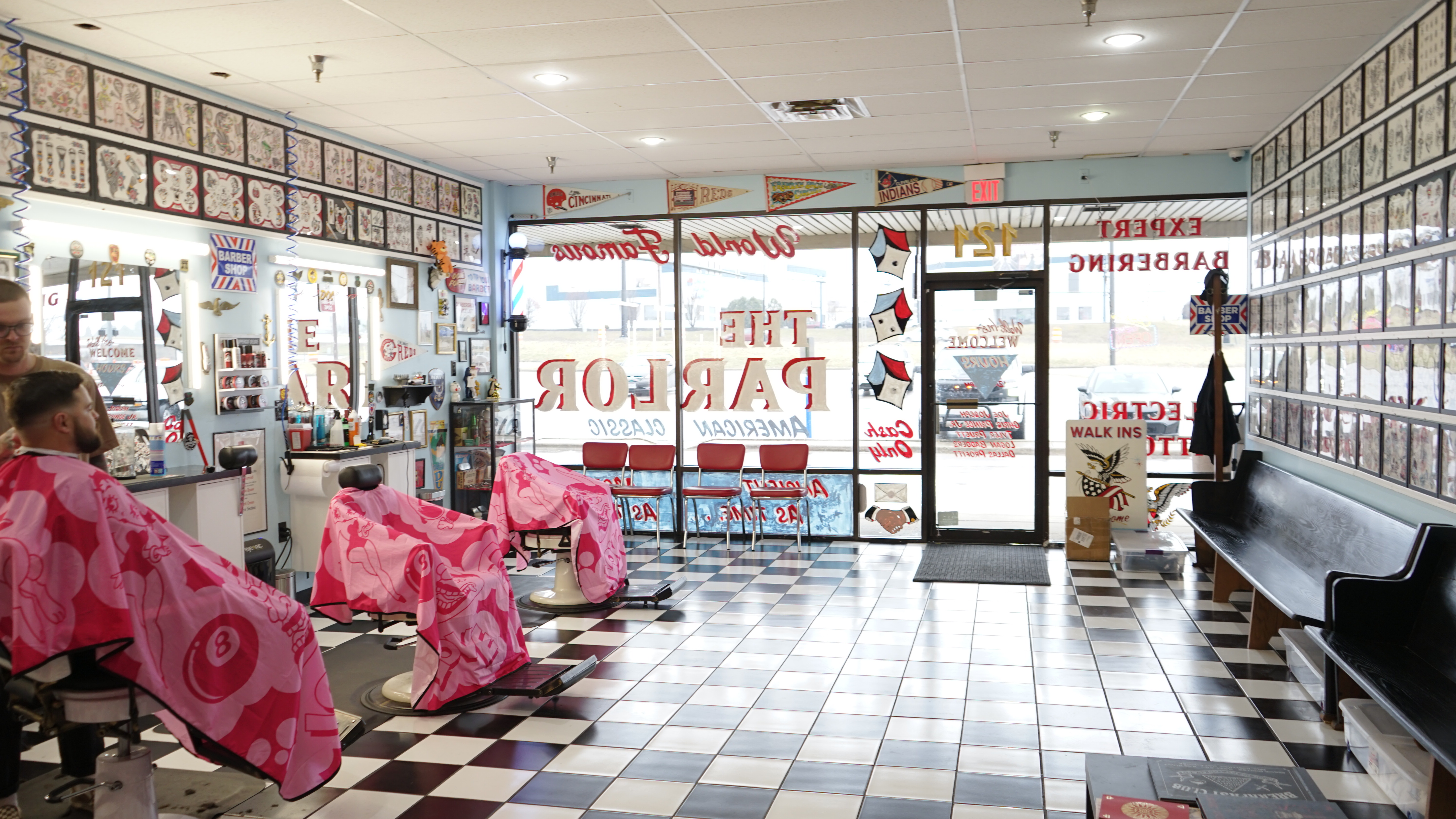 The Parlor barber and tattoo shop