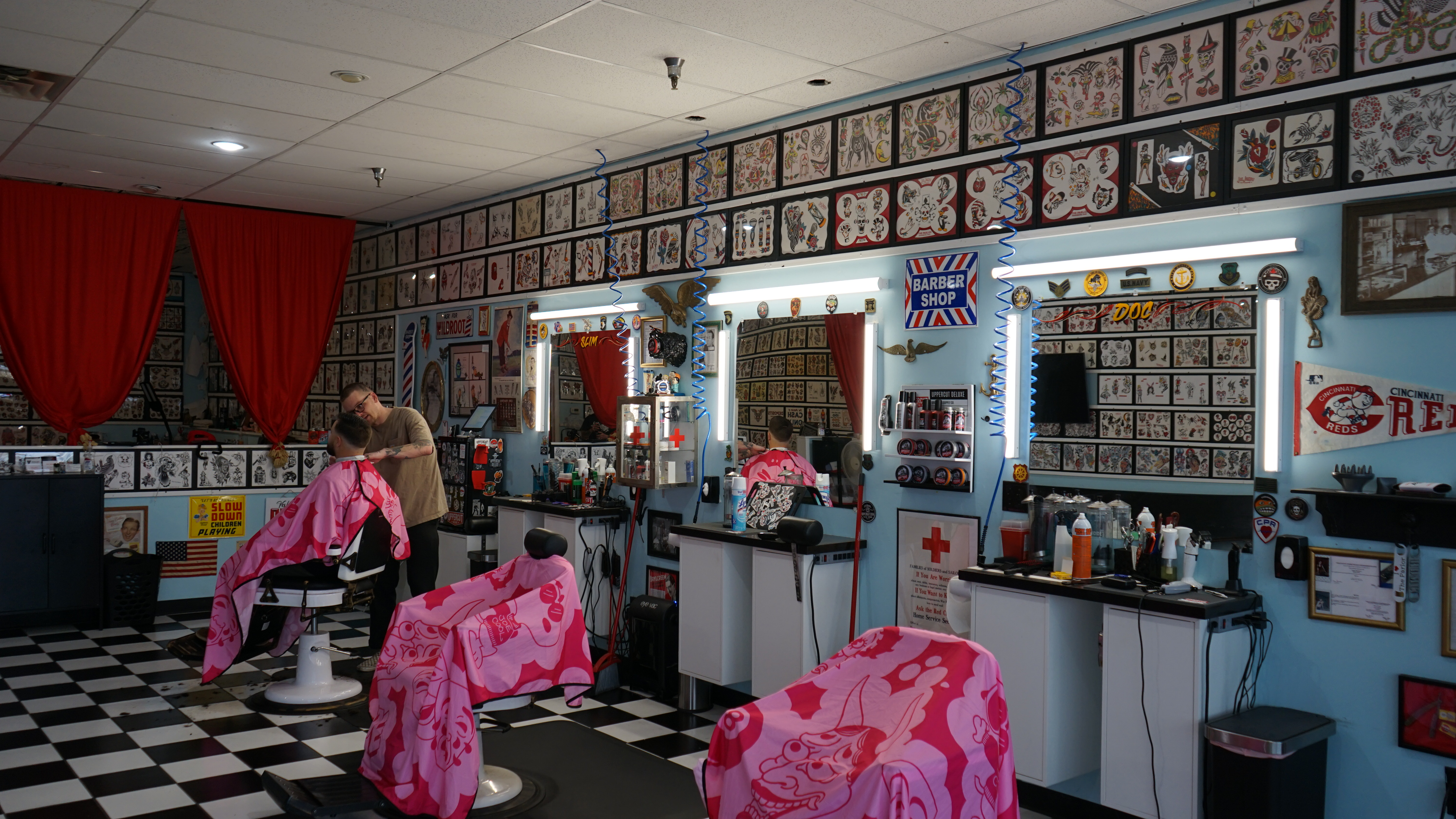 The Parlor barber and tattoo shop